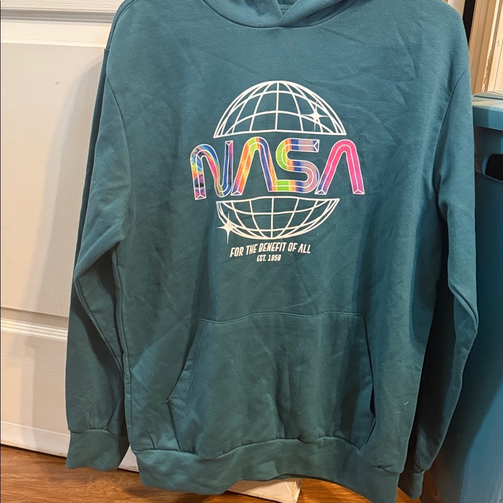 Teal NASA Women's Hoodie